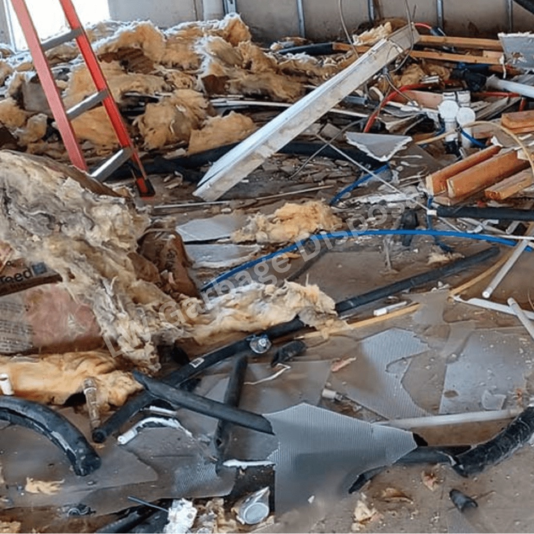 LW Garbage Disposal crew hauling construction and property debris in Laguna Woods, CA