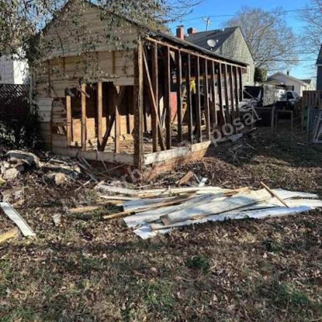 Shed Demolition in Laguna Woods, CA by LW Garbage Disposal